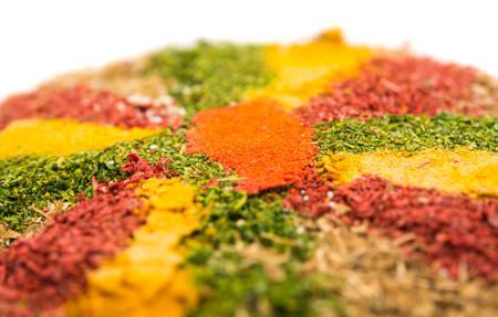 Variety of spices - food backgroundの写真素材