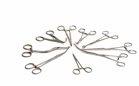 surgical instrument on a white background
