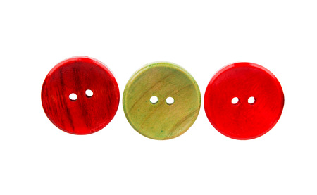 colored buttons on a white backgroundの写真素材