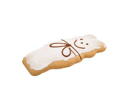Gingerbread on a white background