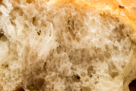 texture of white bread close upの写真素材
