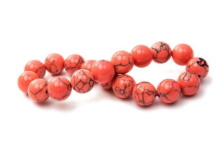 Bracelet on a white backgroundの写真素材