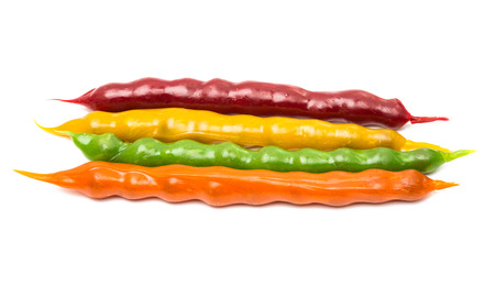 churchkhela on a white backgroundの写真素材