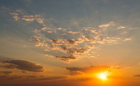 sunrise over the sea