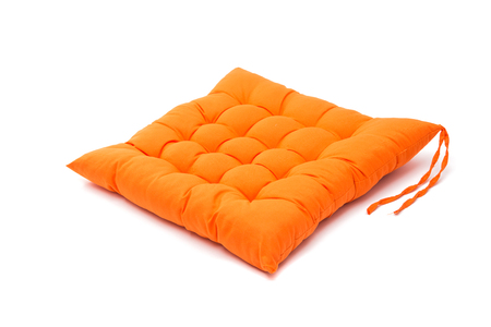 chair cushion isolated on white backgroundの写真素材