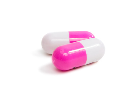 Pill isolated on white backgroundの写真素材