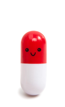 Pill isolated on white backgroundの写真素材