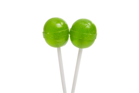 lollipop isolated on a white backgroundの写真素材