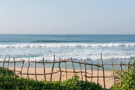 Indian Ocean coast in Sri Lankaの写真素材