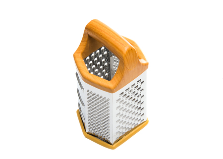 grater isolated on white backgroundの写真素材