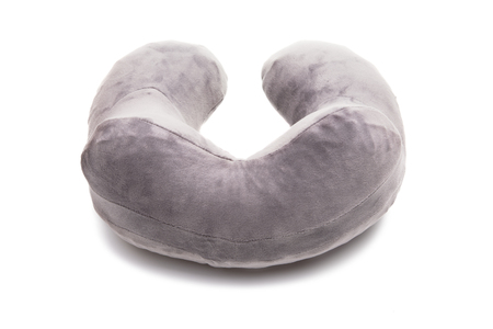 pillow for neck isolated on white backgroundの写真素材