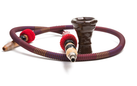 hose hookah isolated on white backgroundの写真素材