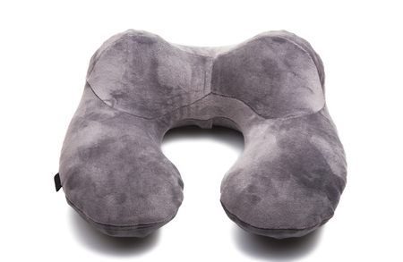 pillow for neck isolated on white backgroundの写真素材