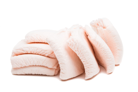 diapers isolated on a white backgroundの写真素材