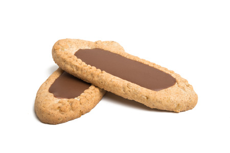 cereal cookies isolated on white background