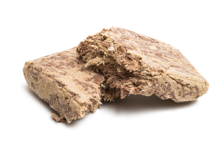 halva isolated on white backgroundの写真素材