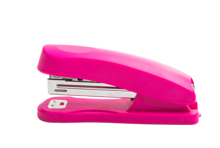 stapler isolated on white backgroundの写真素材