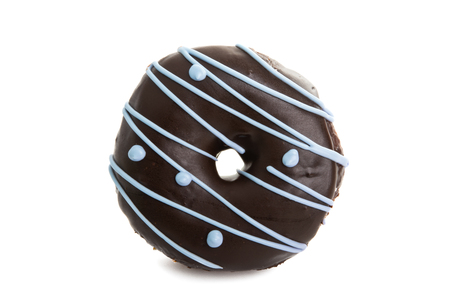 donut isolated on white backgroundの写真素材