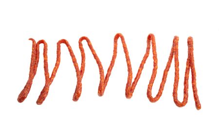 sausage boar isolated on white backgroundの写真素材