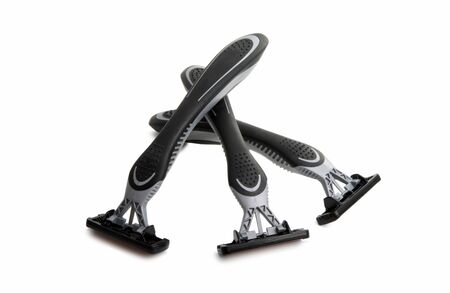 shaver isolated on white backgroundの写真素材