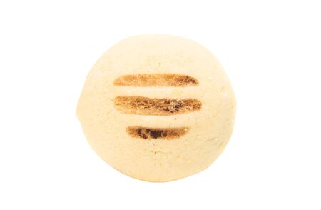 cookies isolated on white backgroundの写真素材