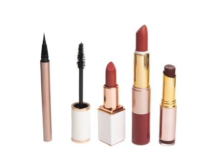 lipstick isolated on white backgroundの写真素材