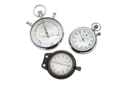 stopwatch isolated on white background