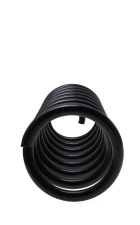 car spring isolated on white background
