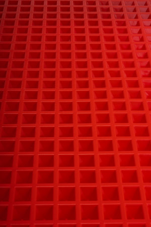 red silicone background close-up