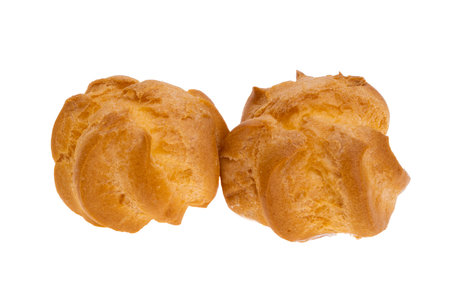 profiteroles isolated on white background