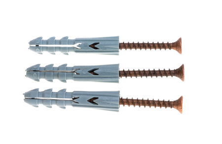 screw isolated on white background