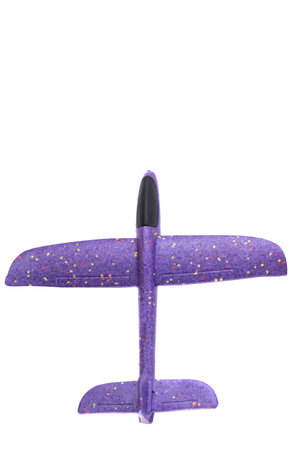 children's toy airplane isolated on white background