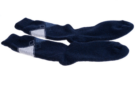 Socks isolated on white backgroundの写真素材