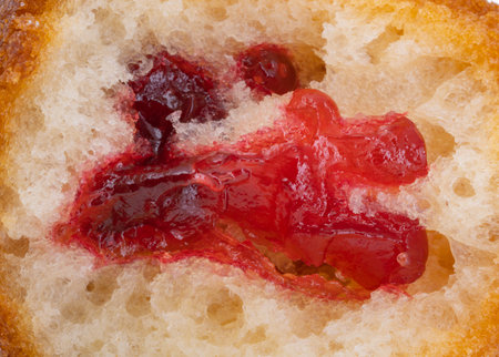 Cupcake with jamの写真素材