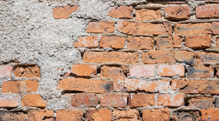 old brick wall close up