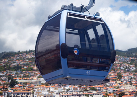 funicular cabin in Funchalの素材