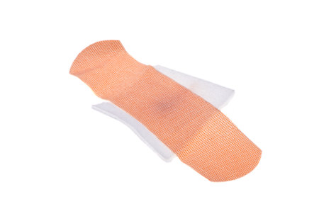 adhesive plaster isolated on white background