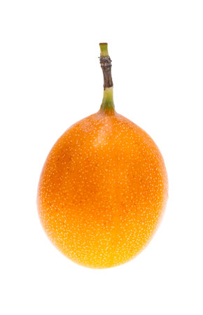 orange passion fruit isolated on white background