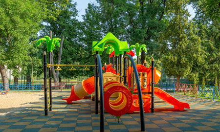 children's playground in the park