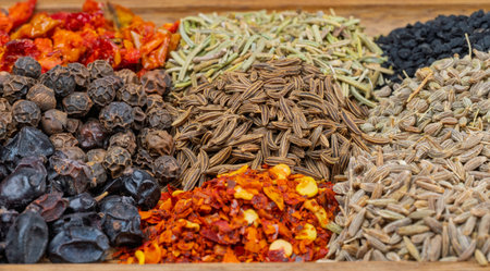 A close-up photo of a dry spice mix