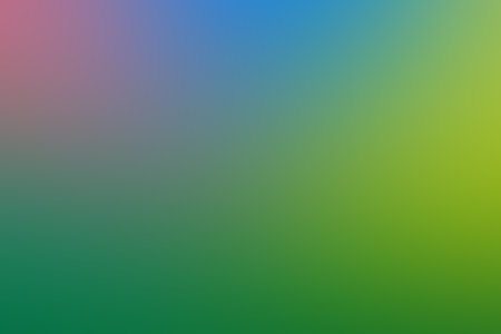 The background for the banner consists of yellow, green, red and blue, the contours of the color...