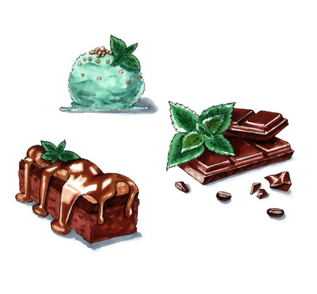 chocolateのイラスト素材