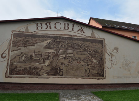 Nesvizh, Belarus - August 01, 2016: Nesvizh is an ancient city of Belarus Dating back to the 15th century.のeditorial素材