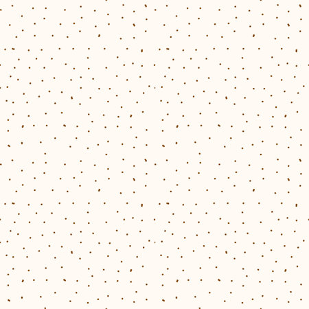 Polka dot. Seamless pattern small brown spots on beige background for fabric or package print or background.のイラスト素材