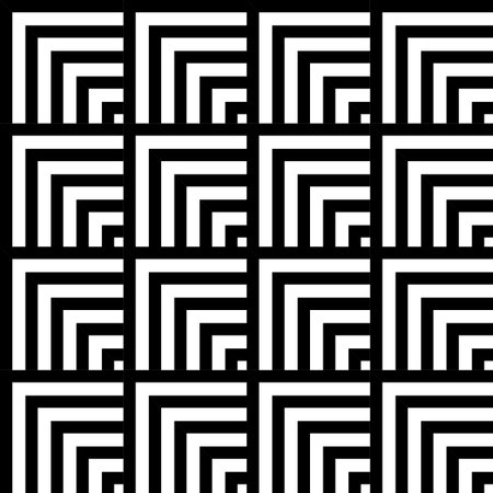 Graphic geometric pattern, black and whiteのイラスト素材