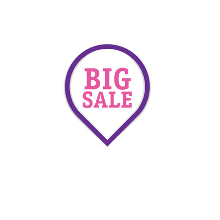 Contour label big saleのイラスト素材