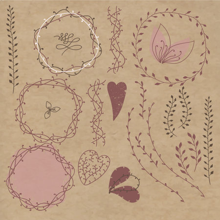 Set decorationのイラスト素材