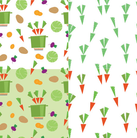 set of patternsのイラスト素材