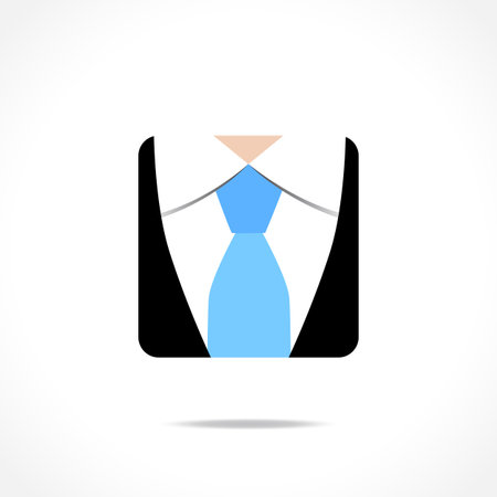 Business suit icon, design, vectorのイラスト素材