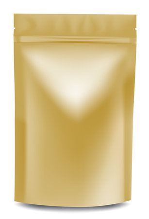 Package with lock, Kraft, volume, vector illustrationのイラスト素材